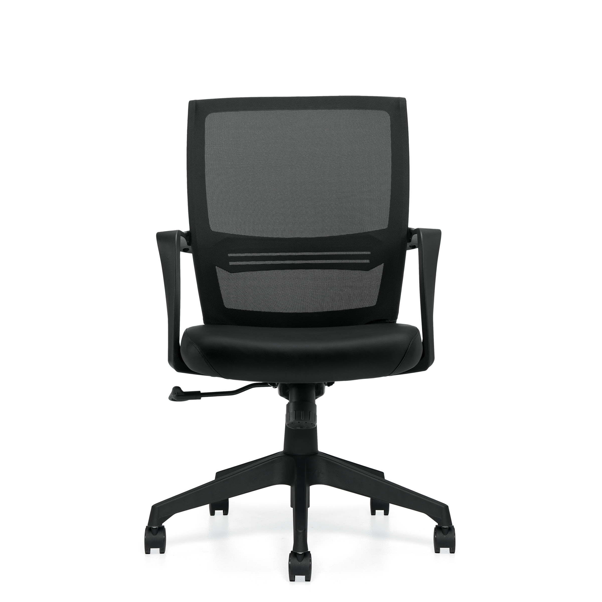 Low Back Mesh Back Tilter w/ Luxhide Seat OTG13026B