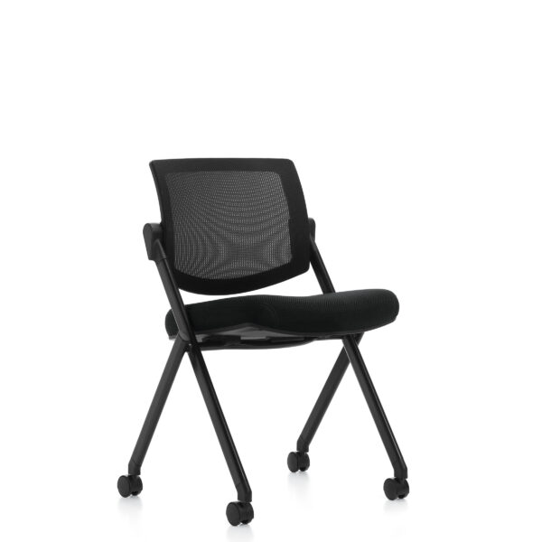 Armless Mesh Back Flip Seat Nesting OTG11341B - Image 2