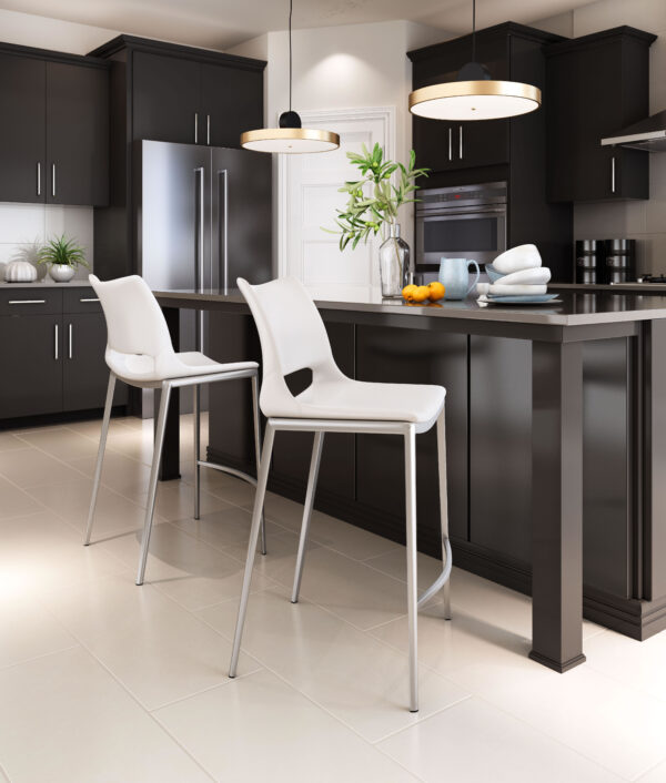 Ace Counter Stool Stainless Steel (set of 2) - Image 2