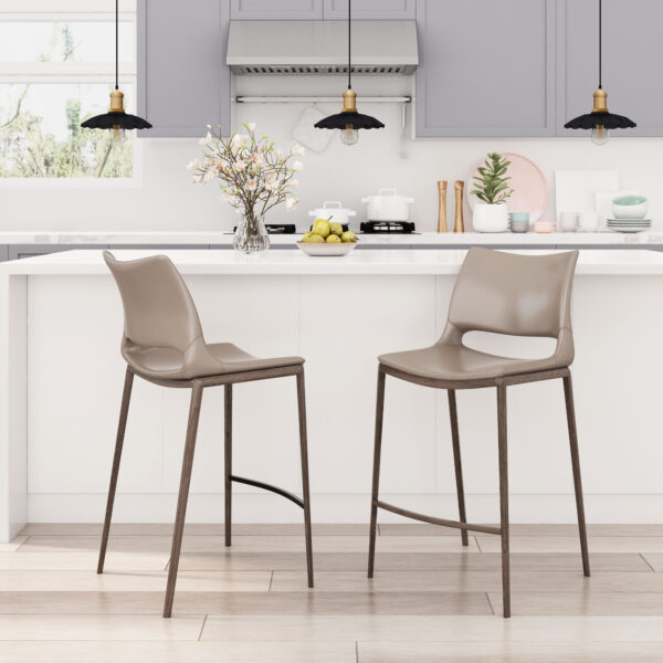 Ace Counter Stool Walnut (set of 2) - Image 2