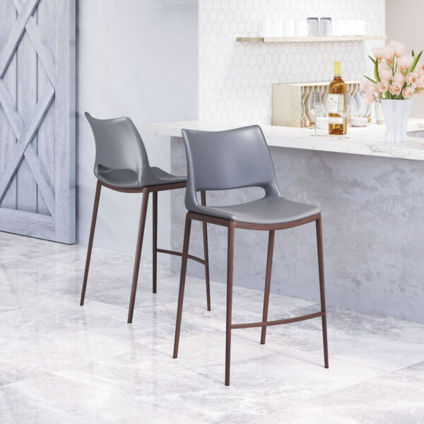 Ace Counter Stool Walnut (set of 2) - Image 9