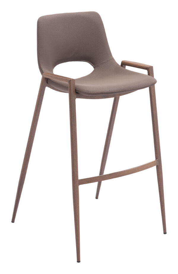 Desi Barstool Walnut (set of 2) - Image 12