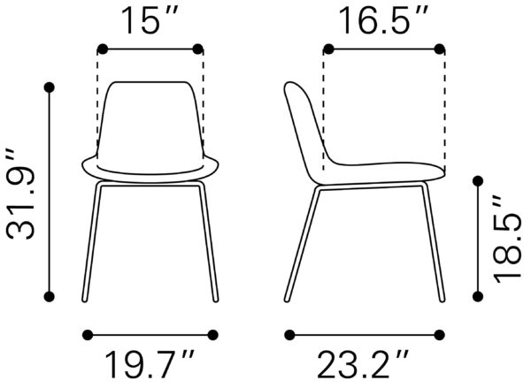 Byron Dining Chair (set of 2) - Image 9
