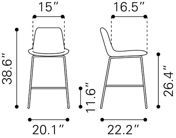 Byron Counter Stool - Image 9