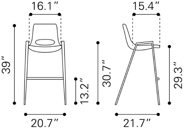 Desi Barstool (set of 2) - Image 4
