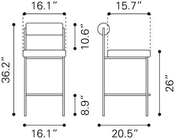 Livorno Counter Stool - Image 3