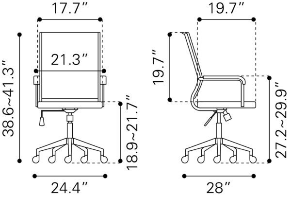 Auction Office Chair - Image 3