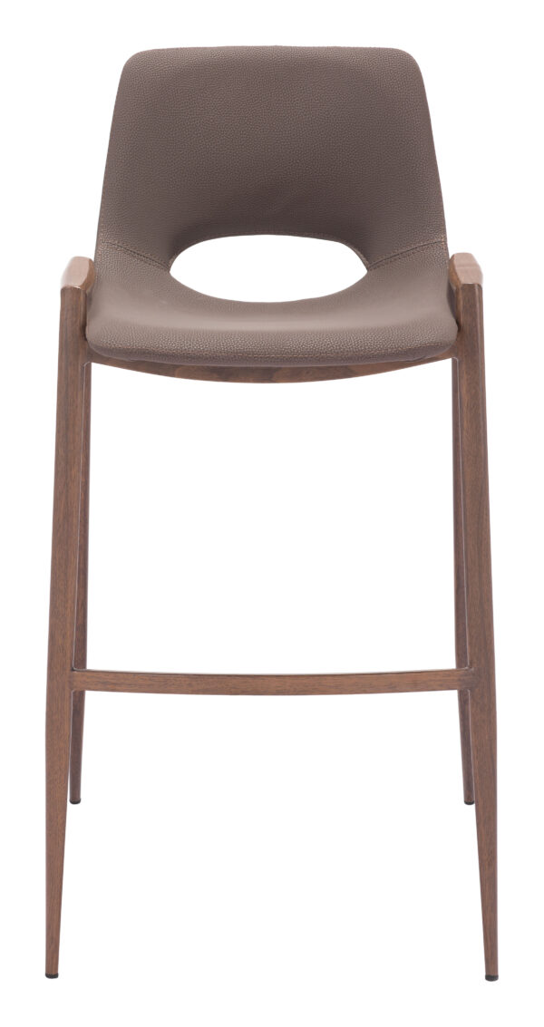 Desi Barstool Walnut (set of 2) - Image 15