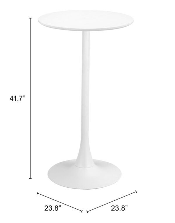 Auray Bar Table White 109828 - Image 2