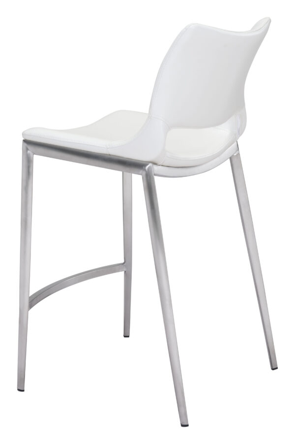 Ace Counter Stool Stainless Steel (set of 2) - Image 7