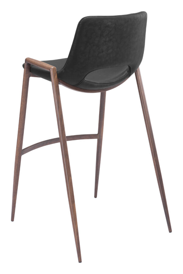 Desi Barstool Walnut (set of 2) - Image 4