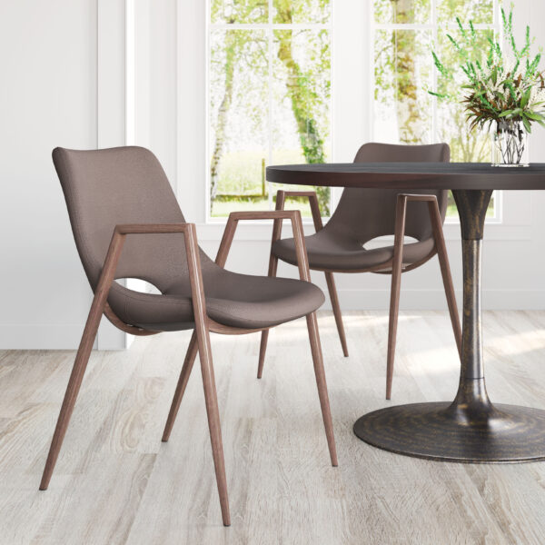 Desi Dining Chair Walnut (set of 2) - Image 27