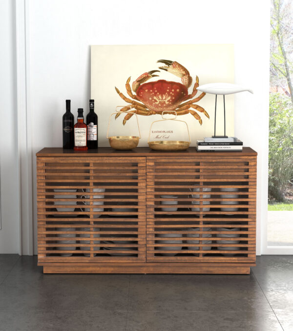 Linea Credenza Walnut 199051 - Image 2