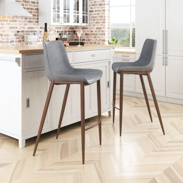 Magnus Barstool Walnut (set of 2) - Image 10