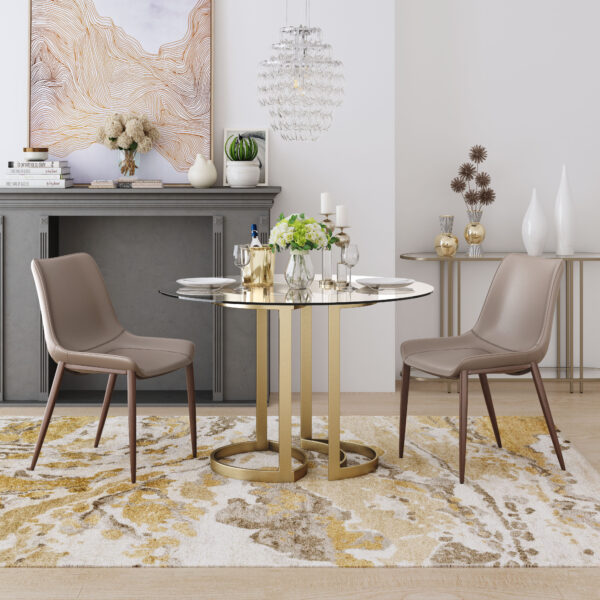 Magnus Dining Chair Walnut (set of 2) - Image 11