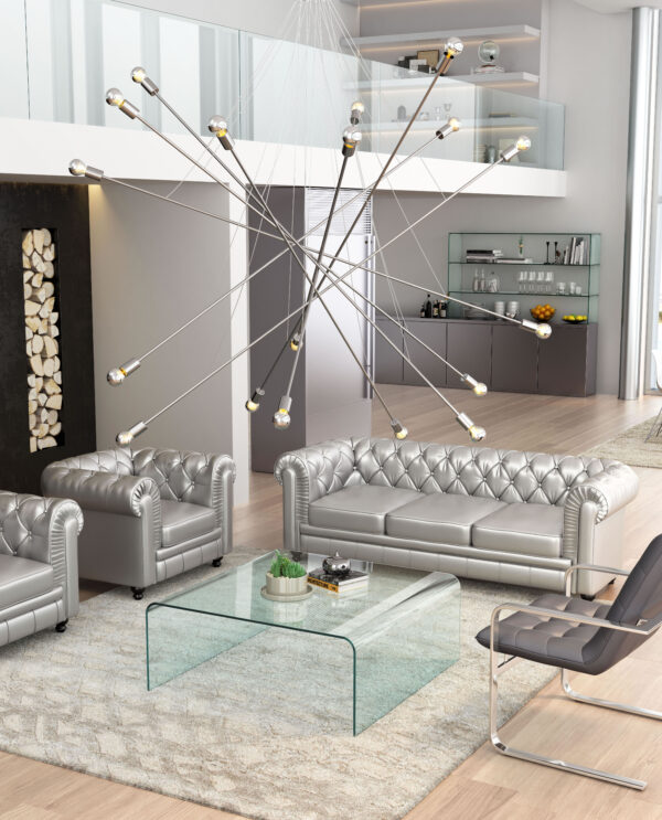 Belief Ceiling Lamp Chrome 50216 - Image 2