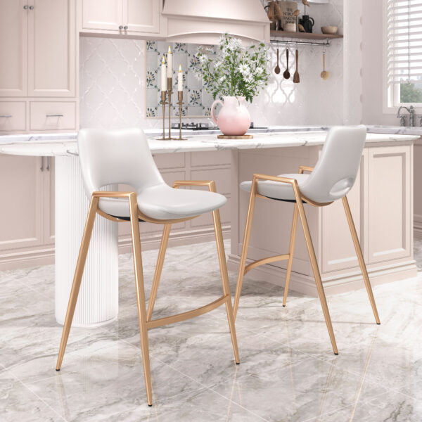 Desi Counter Stool Gold (set of 2) - Image 19