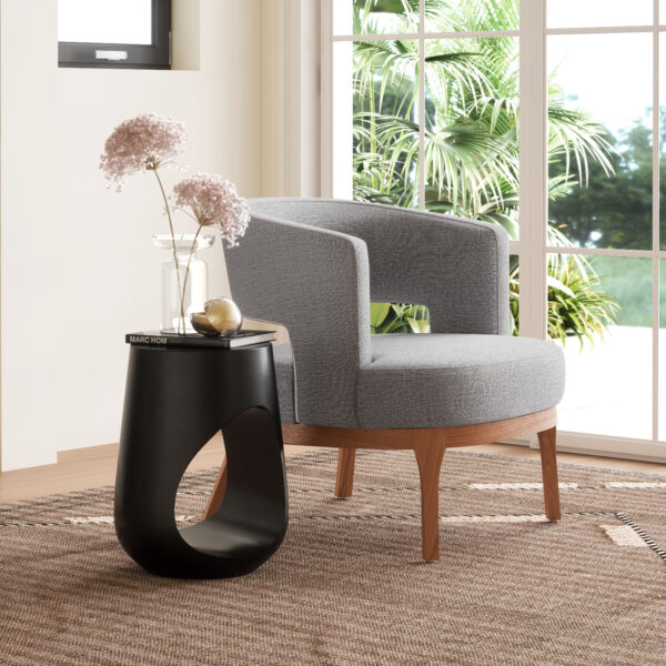 Tilk Side Table Black 110243 - Image 2