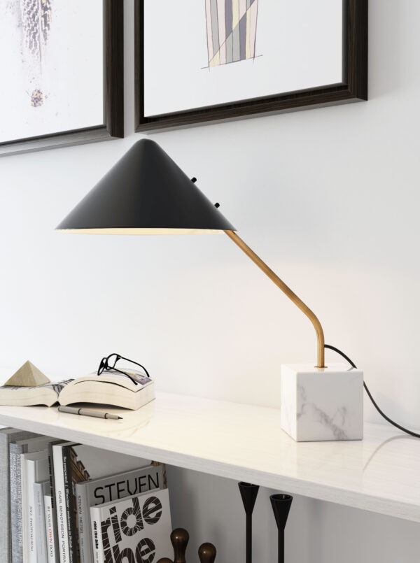 Pike Table Lamp Black & White 56080 - Image 2