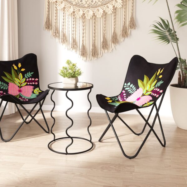 Bastia Side Table Black 109834 - Image 2