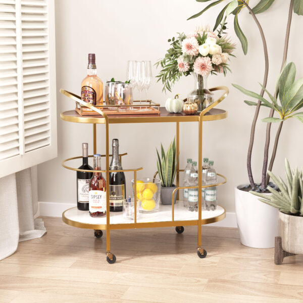 Antalya Bar Cart Multicolor 109778 - Image 2