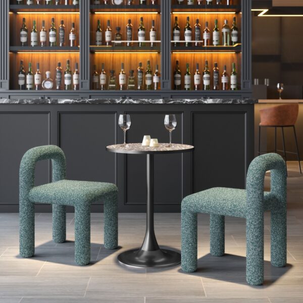 Arum Dining Chair Snowy Green 109988 (set of 2) - Image 2