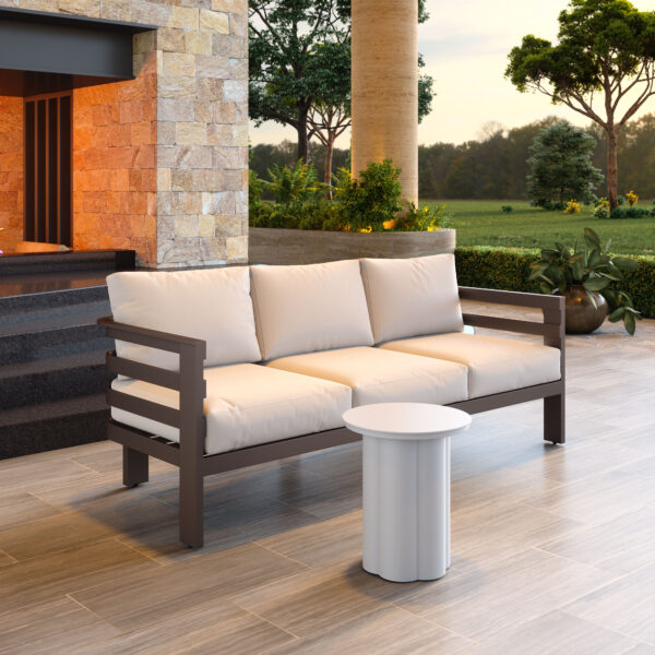 Bal Harbor Sofa White 704041 - Image 2