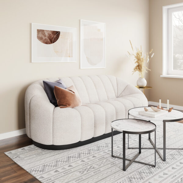 Bhutan Sofa Cream 109341 - Image 2