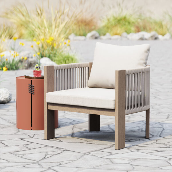 Rebel Accent Chair Beige 704022 - Image 2