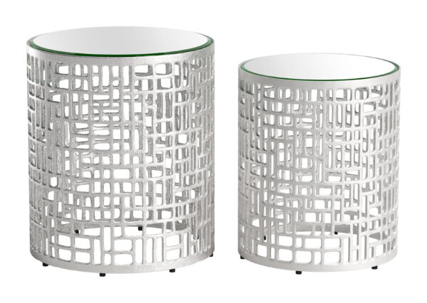 Reden Side Table Set Silver 110153 - Image 2