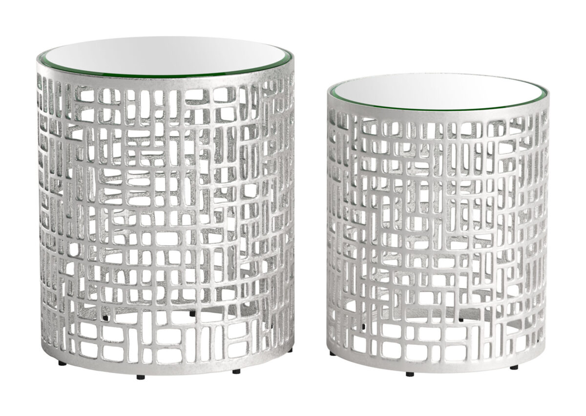 Reden Side Table Set Silver 110153 - Image 2