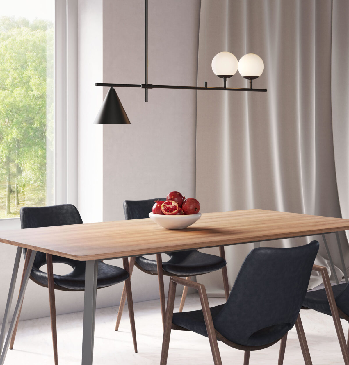 Richiza Ceiling Lamp Black 56113 - Image 2