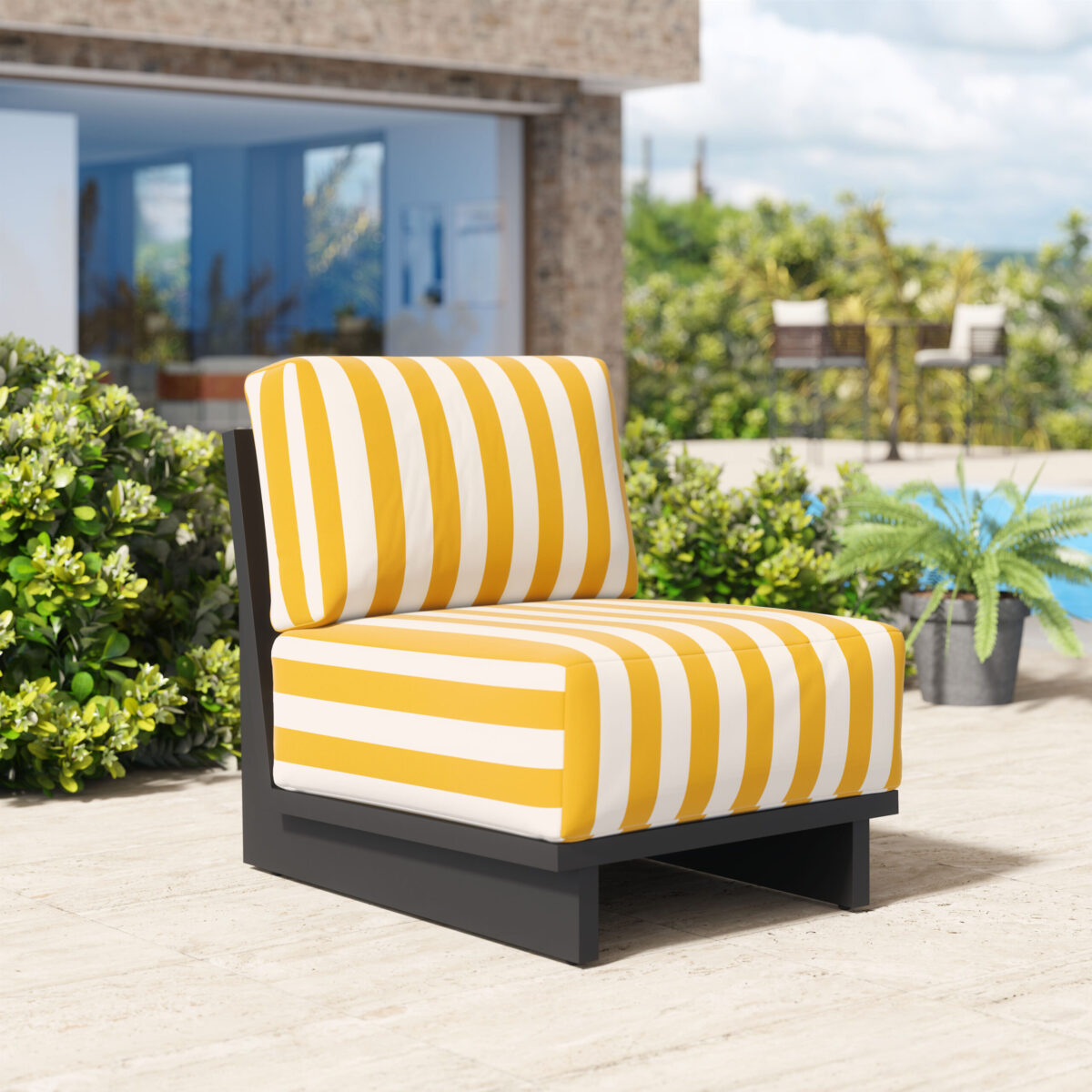 Shoreline Accent Chair Yellow 704042 - Image 2