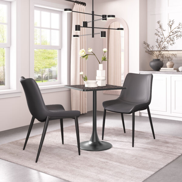 Magnus Dining Chair Matte Black 110776 (set of 2) - Image 2