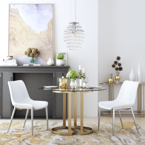 Magnus Dining Chair Stainless Steel (set of 2) - Image 11