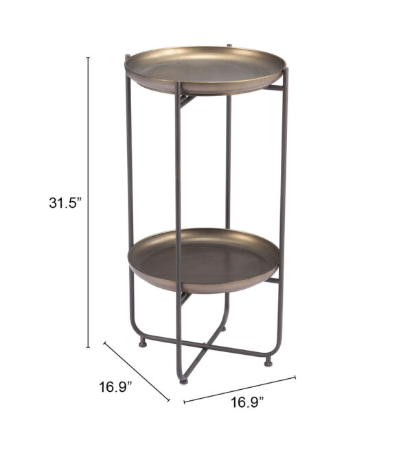 Bronson Accent Table Bronze 109597 - Image 10