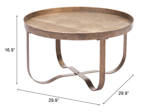 Vannes Coffee Table Brass 109839 - Image 10