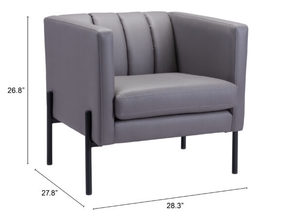Jess Accent Chair Gray 101856 - Image 11