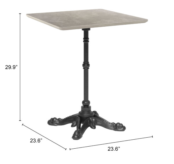Alfresco Dining Table Gray 704051 - Image 11