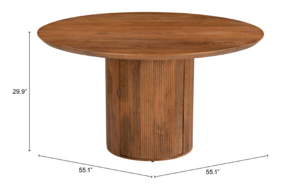 Izola Dining Table Brown 109856 - Image 11