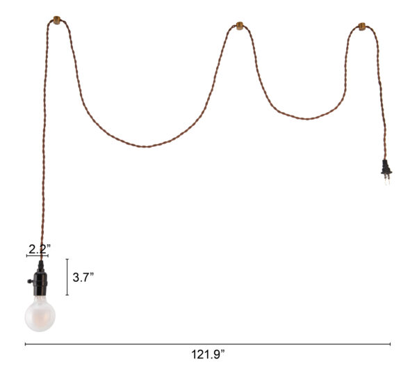 Molly Ceiling Lamp Black 56121 - Image 12