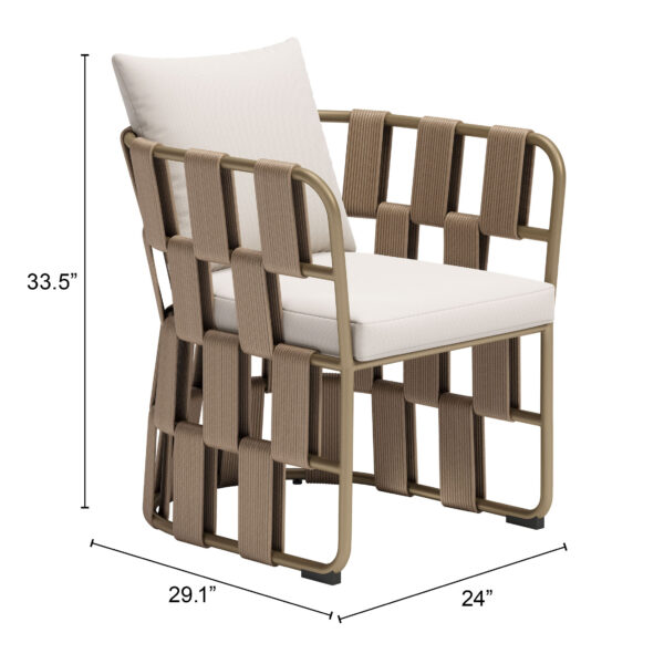Quadrat Dining Chair White 704012 - Image 12
