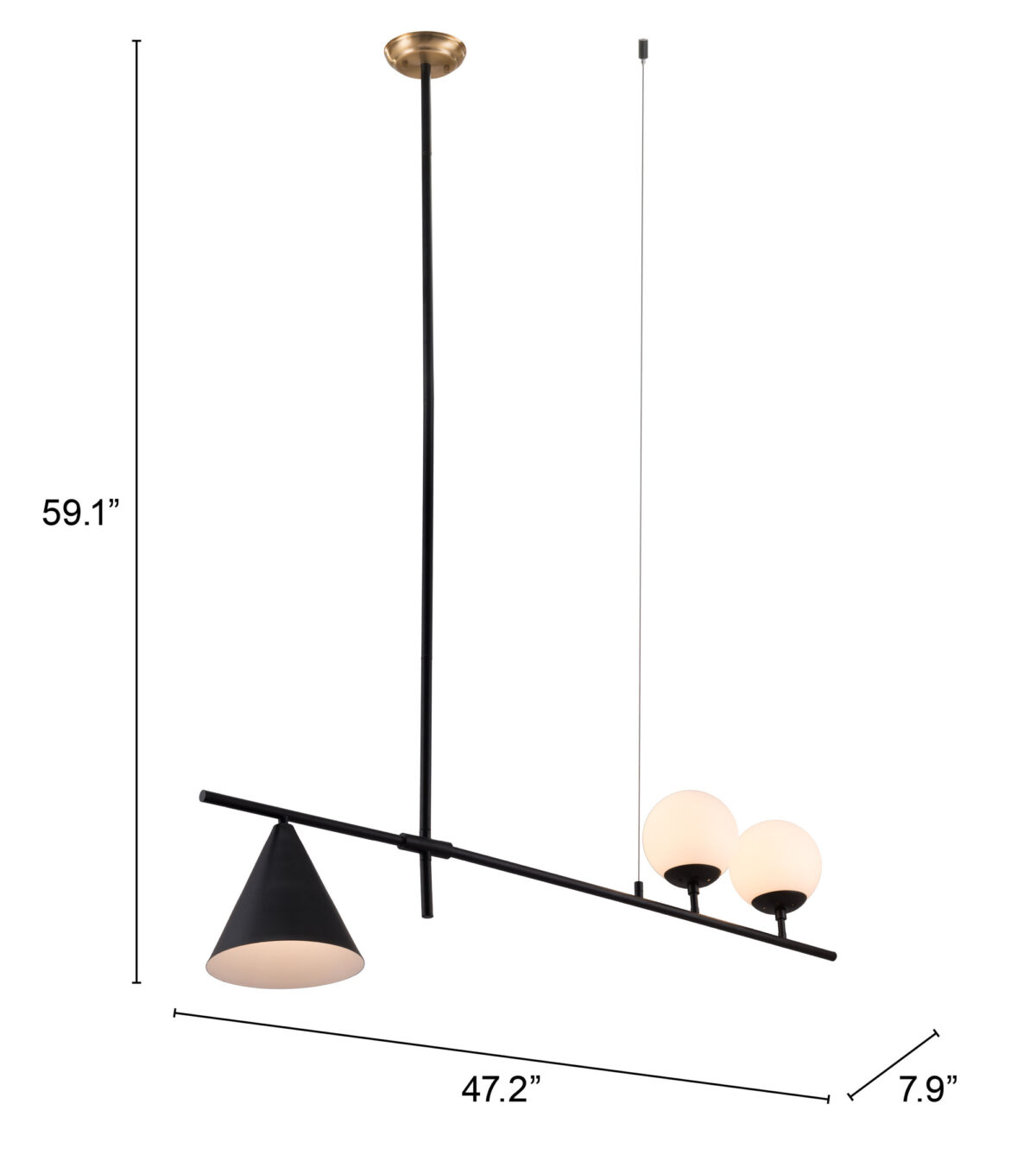 Richiza Ceiling Lamp Black 56113 - Image 12