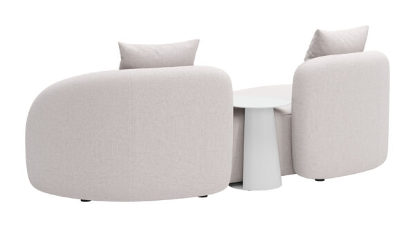 Sunny Isles Loveseat Beige 704019 - Image 13