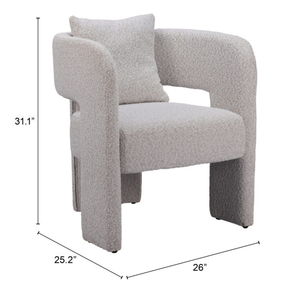 Melilla Dining Chair Misty Gray 109990 - Image 13