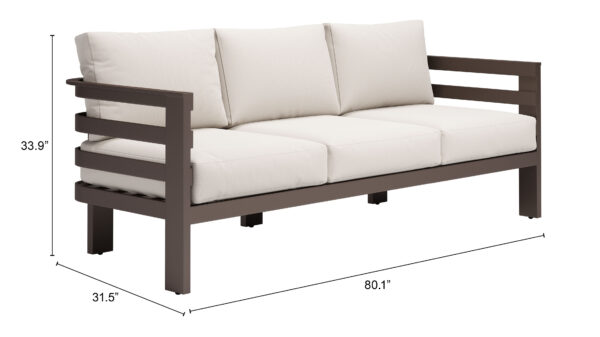 Bal Harbor Sofa White 704041 - Image 14