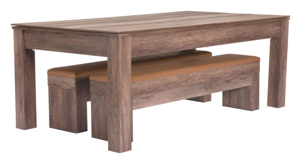 Bonker Storage Bench Brown 109497 (set of 2) - Image 15