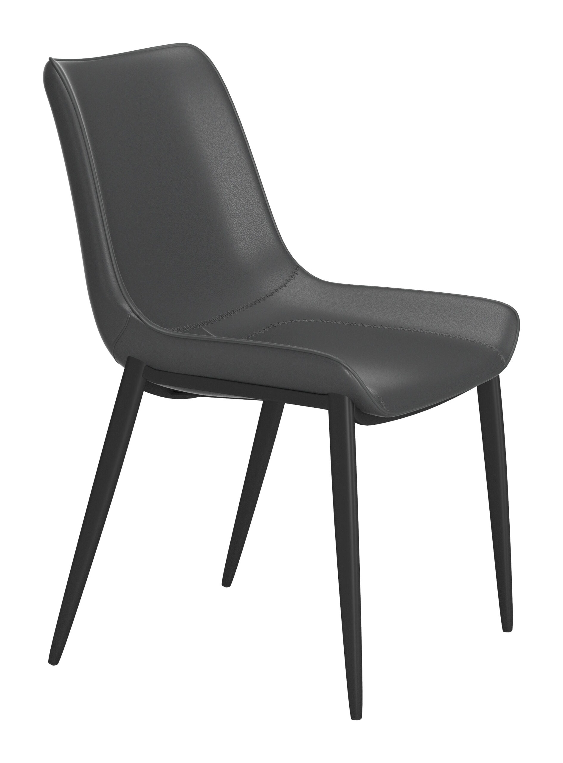 Magnus Dining Chair Matte Black 110776 (set of 2)