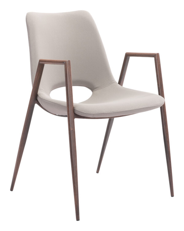 Desi Dining Chair Walnut (set of 2) - Image 11