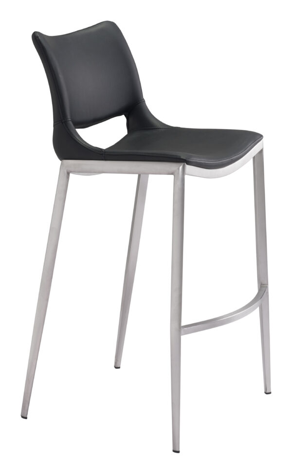 Ace Barstool Silver (set of 2) - Image 3